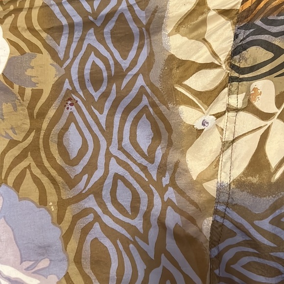 Vintage 80’s Tropical Hawaiian Print Silk Windbreaker Zip size Medium - Picture 6 of 6